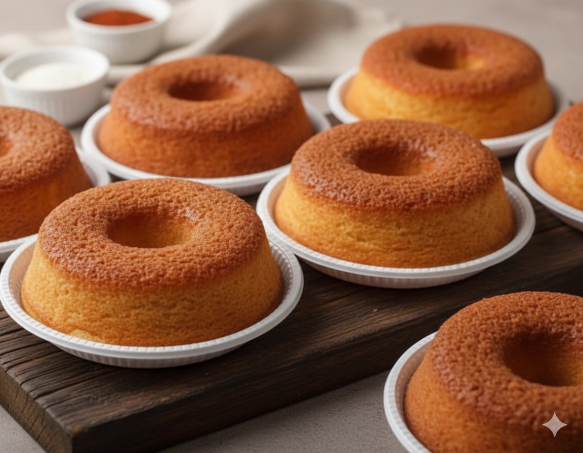 Caçarolas italianas doces e macias com textura fofa